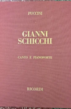 Gianni Schicchi, Opera in One Act【中古】