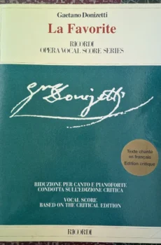 La Favorite(RICORDI OPERA VOCAL SCORE SERIES)【中古】
