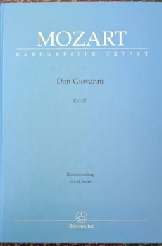 Don Giovanni KV 527. Dramma giocoso in due atti. Klavierauszug Vocal Score【中古】