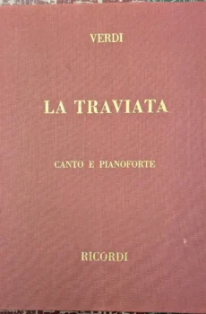 Verdi La Traviata canto e pianoforte【中古】